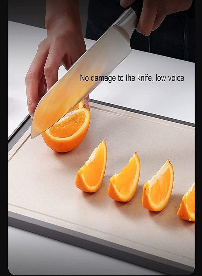 Blastoise Stainless Steel Chopping Board, Multifunctional 304 Stainless Steel Large Size Double-Sided Kitchen Cutting Boards Wheat Board Kneading Board for Meat Fish Vegetable - Image 5